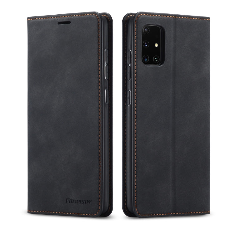 Forwenw Dream Series Oil Edge Strong Magnetism Horizontal Flip Leather Case with Holder & Card Slots & Wallet & Photo Frame