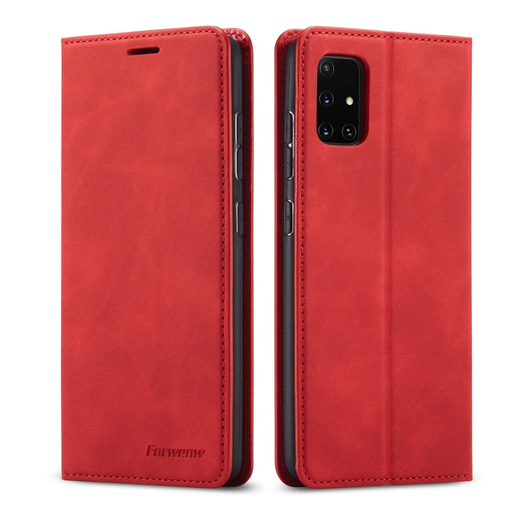 Forwenw Dream Series Oil Edge Strong Magnetism Horizontal Flip Leather Case with Holder & Card Slots & Wallet & Photo Frame