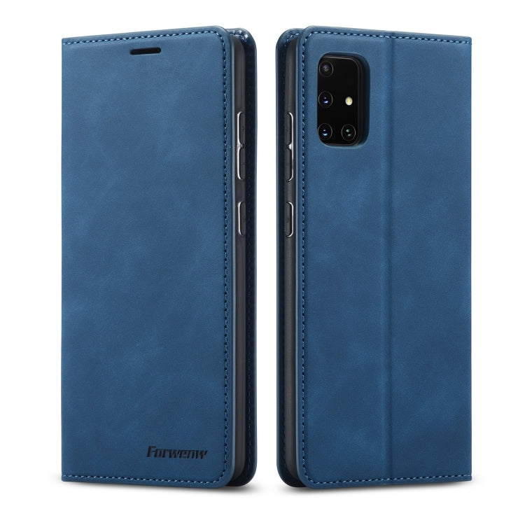 Forwenw Dream Series Oil Edge Strong Magnetism Horizontal Flip Leather Case with Holder & Card Slots & Wallet & Photo Frame