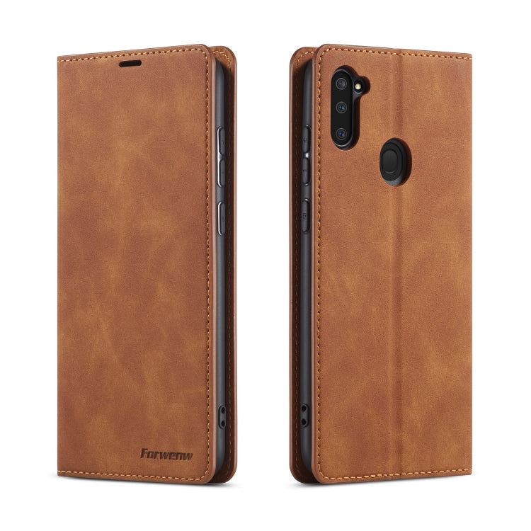 Forwenw Dream Series Oil Edge Strong Magnetism Horizontal Flip Leather Case with Holder & Card Slots & Wallet & Photo Frame