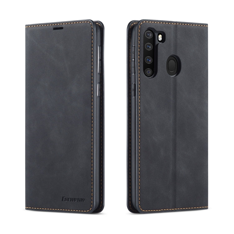 Forwenw Dream Series Oil Edge Strong Magnetism Horizontal Flip Leather Case with Holder & Card Slots & Wallet & Photo Frame