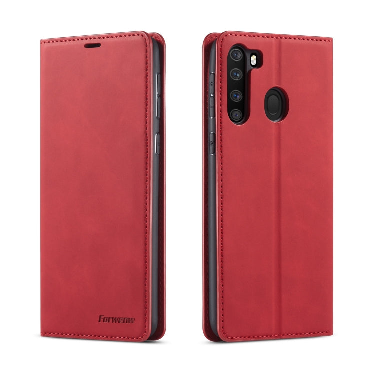 Forwenw Dream Series Oil Edge Strong Magnetism Horizontal Flip Leather Case with Holder & Card Slots & Wallet & Photo Frame
