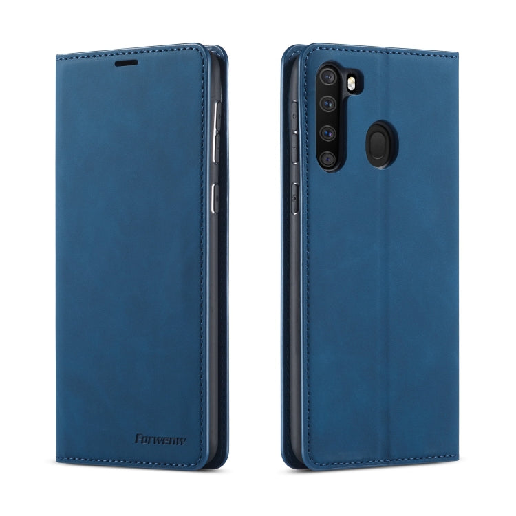 Forwenw Dream Series Oil Edge Strong Magnetism Horizontal Flip Leather Case with Holder & Card Slots & Wallet & Photo Frame