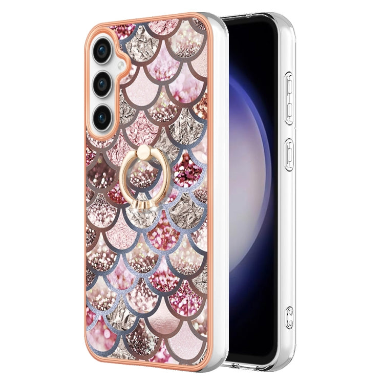 Electroplating IMD TPU Phone Case with Ring