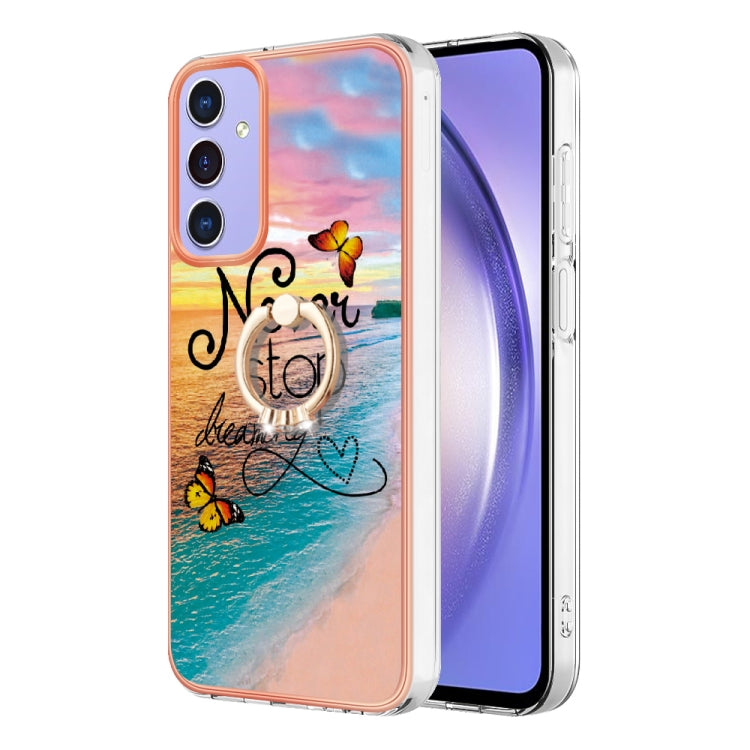 Electroplating IMD TPU Phone Case with Ring