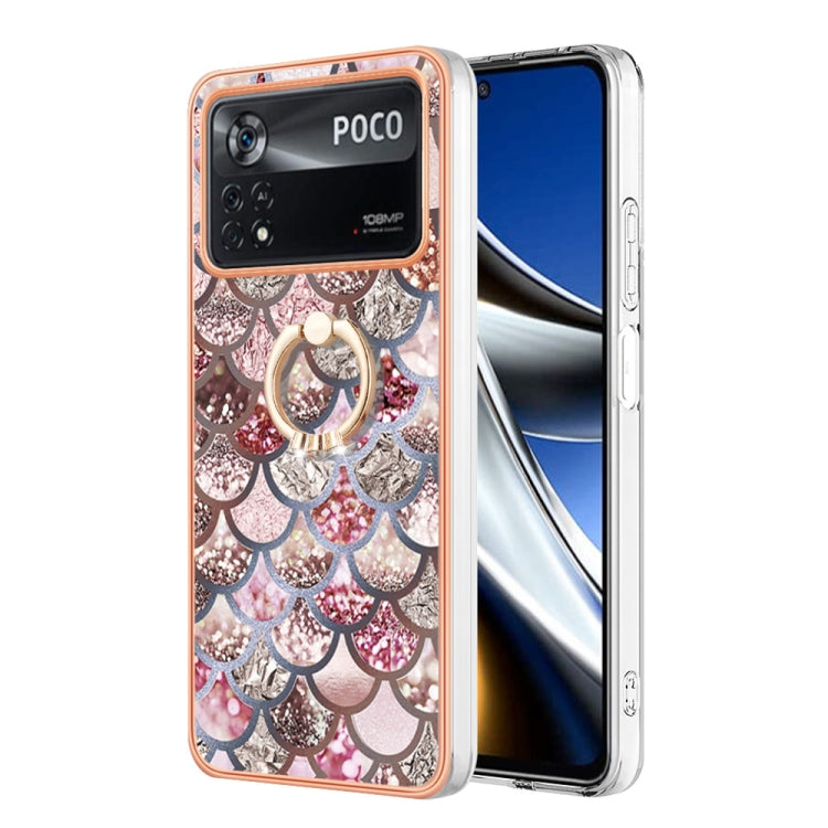 Electroplating IMD TPU Phone Case with Ring
