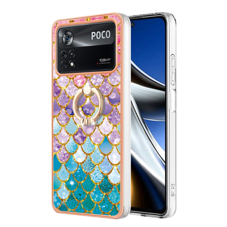 Electroplating IMD TPU Phone Case with Ring