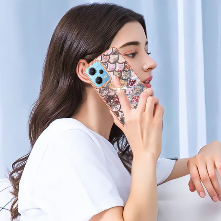 Electroplating IMD TPU Phone Case with Ring