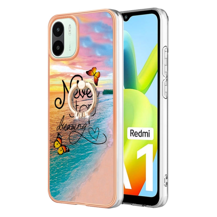 Electroplating IMD TPU Phone Case with Ring