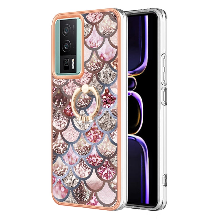 Electroplating IMD TPU Phone Case with Ring