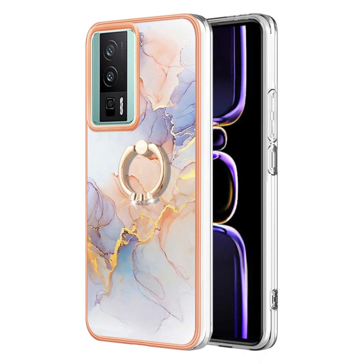 Electroplating IMD TPU Phone Case with Ring
