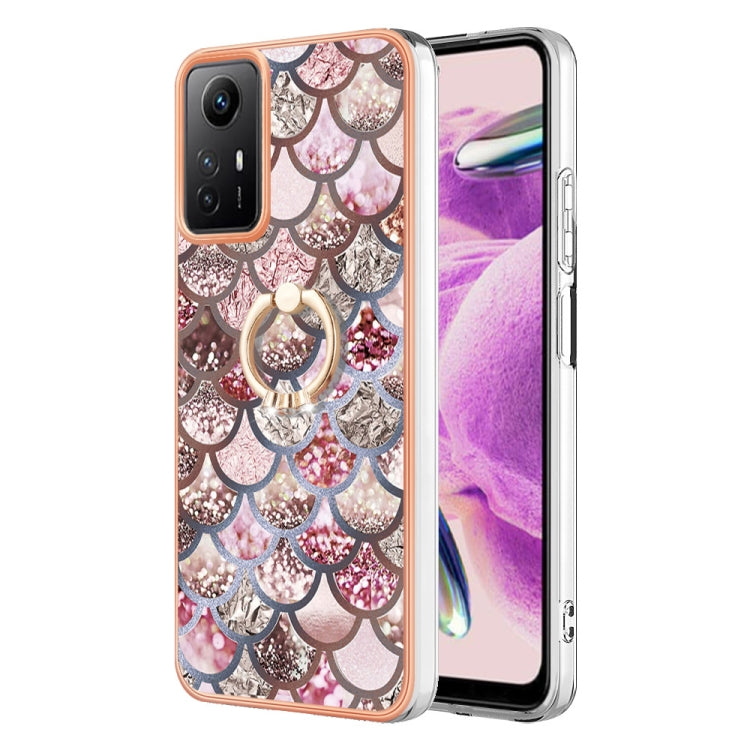 Electroplating IMD TPU Phone Case with Ring
