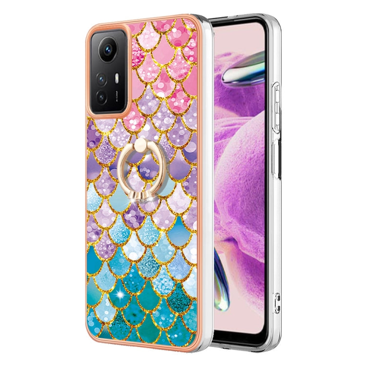 Electroplating IMD TPU Phone Case with Ring