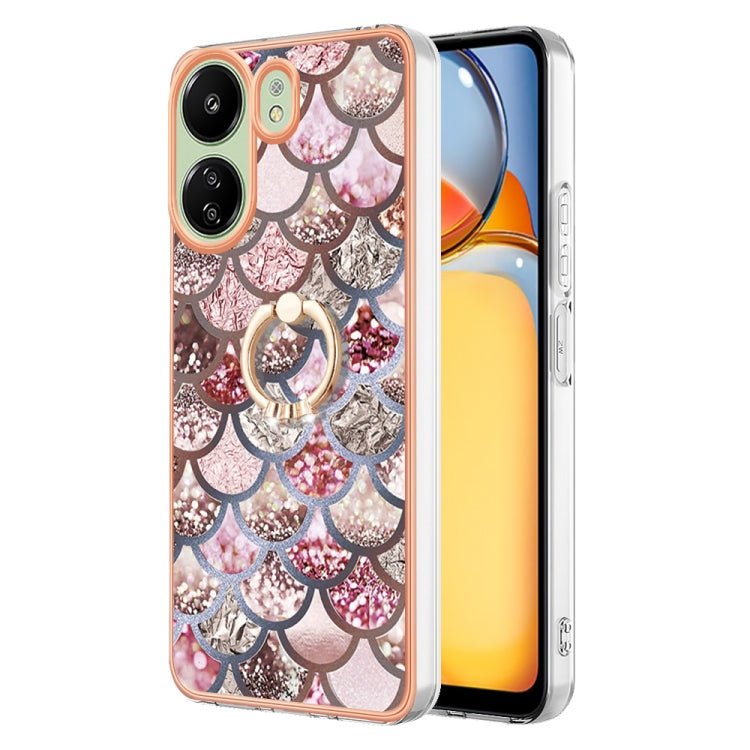 Electroplating IMD TPU Phone Case with Ring