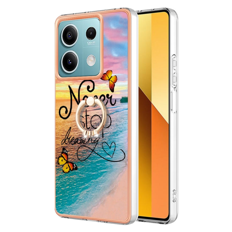 Electroplating IMD TPU Phone Case with Ring