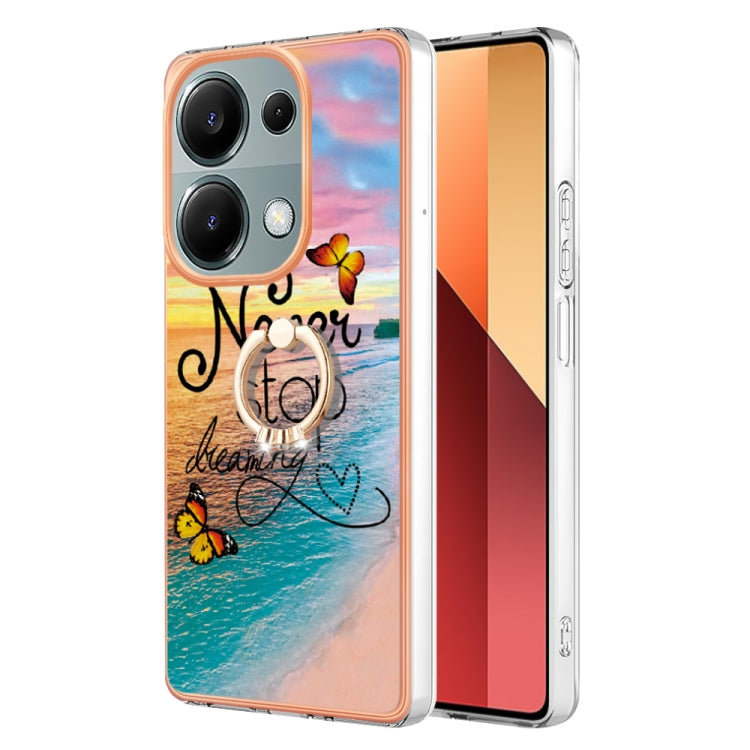 Electroplating IMD TPU Phone Case with Ring