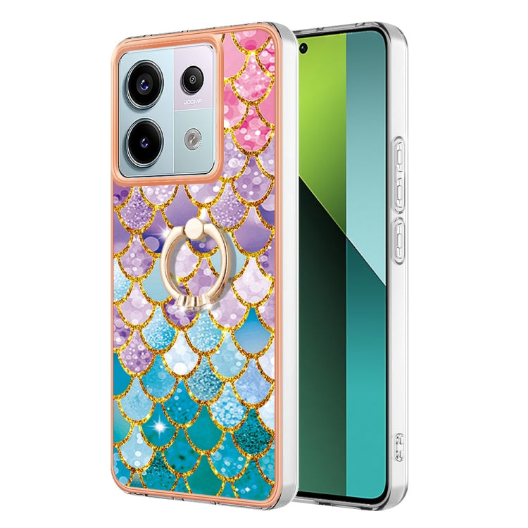 Electroplating IMD TPU Phone Case with Ring