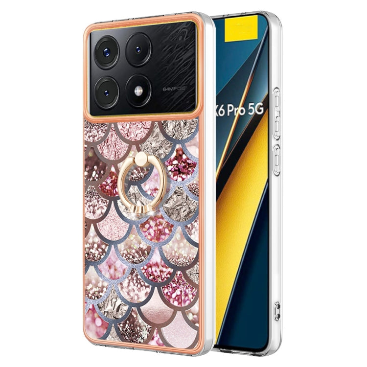 Electroplating IMD TPU Phone Case with Ring