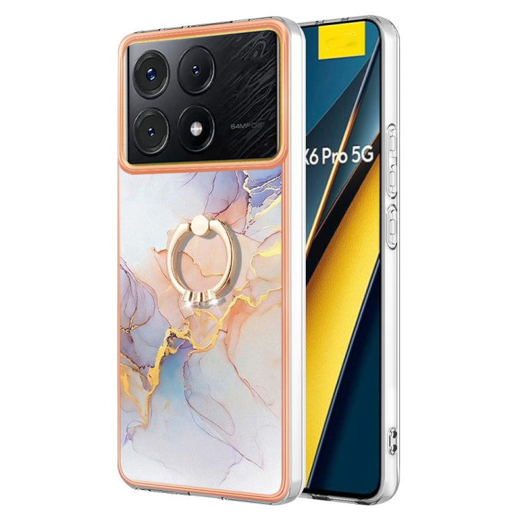 Electroplating IMD TPU Phone Case with Ring