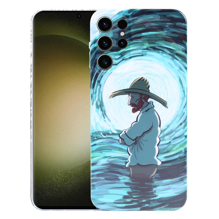 Precise Hole Oil Painting Pattern PC Phone Case