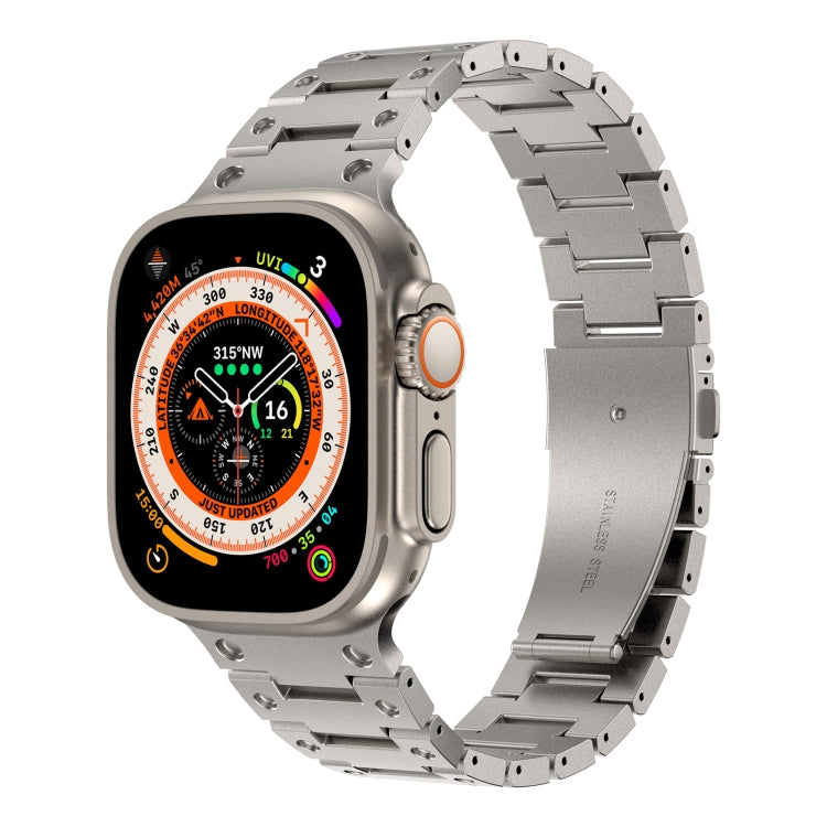Double Rows Metal Watch Band