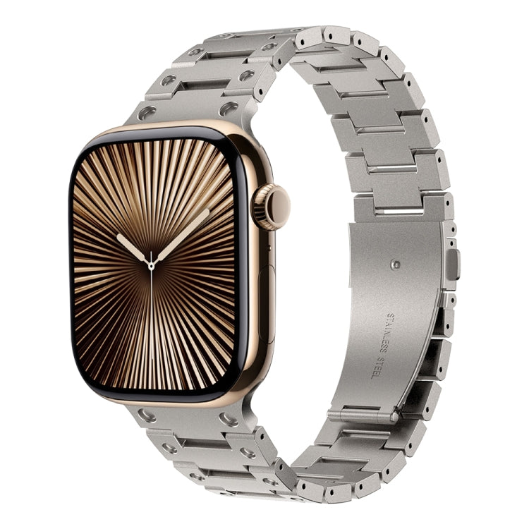 Double Rows Metal Watch Band