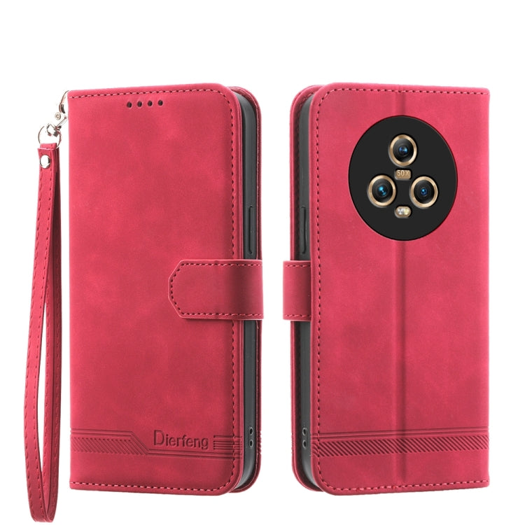 Dierfeng Dream Line TPU Hybrid PU Leather Phone Case