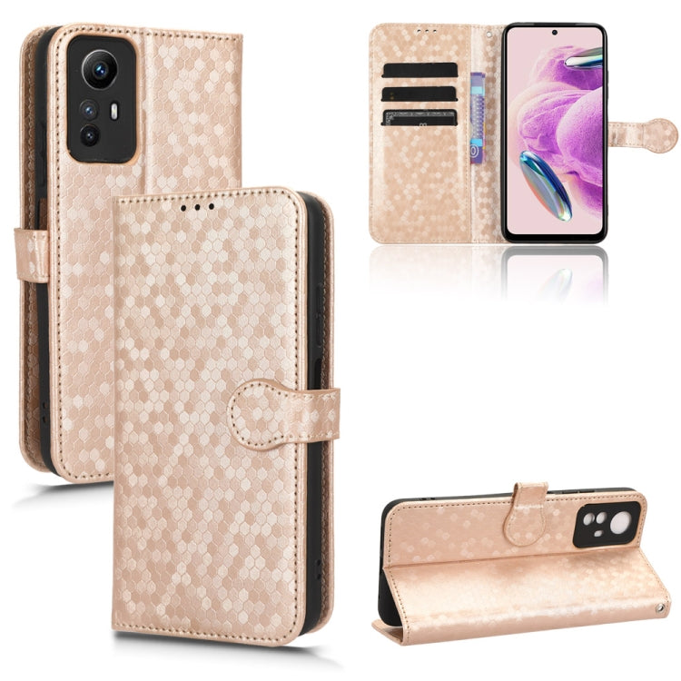 Honeycomb Dot Texture Leather Phone Case