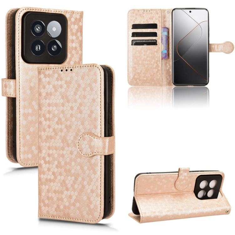 Honeycomb Dot Texture Leather Phone Case