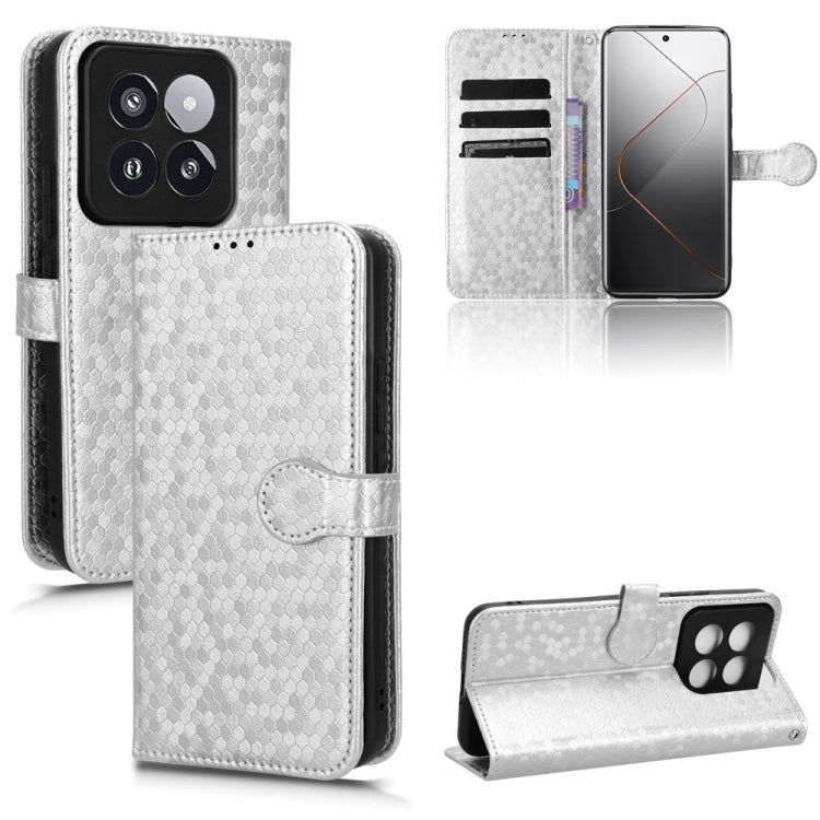 Honeycomb Dot Texture Leather Phone Case