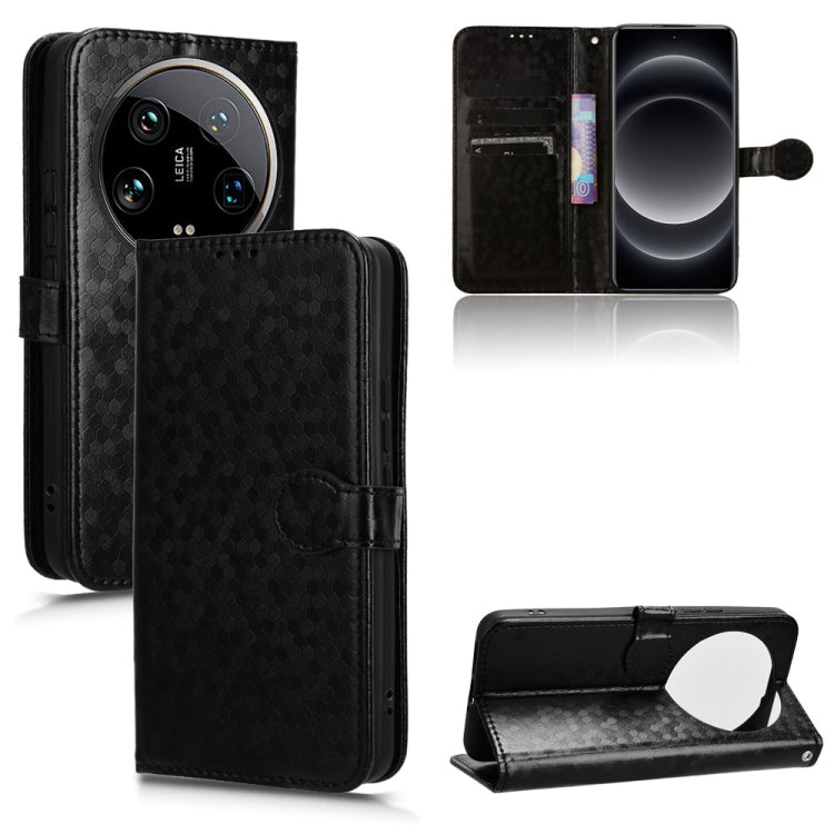 Honeycomb Dot Texture Leather Phone Case