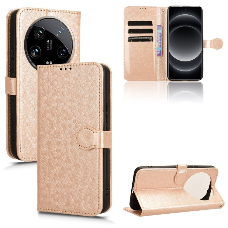 Honeycomb Dot Texture Leather Phone Case