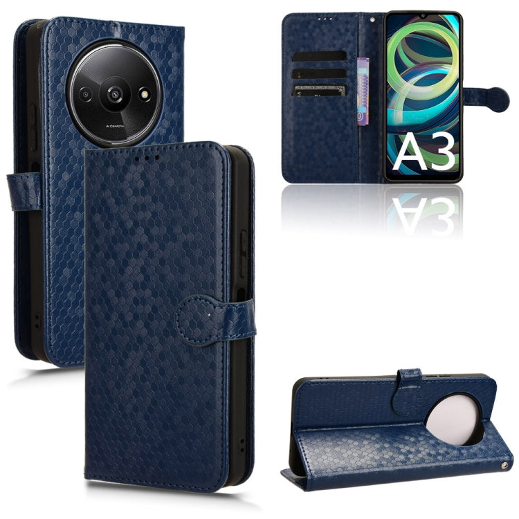 Honeycomb Dot Texture Leather Phone Case