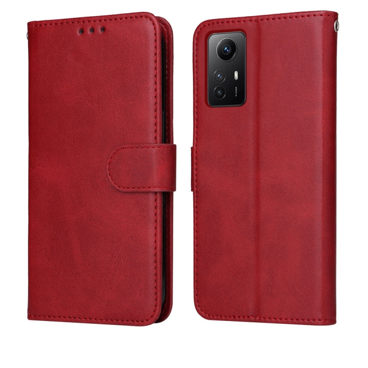 Classic Calf Texture Flip Leather Phone Case