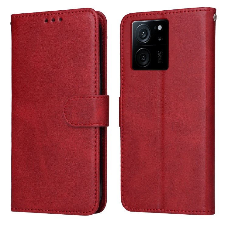 Classic Calf Texture Flip Leather Phone Case