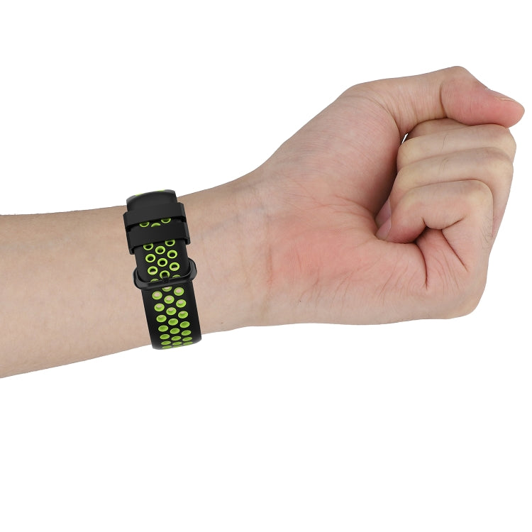 For Fitbit Charge 4 / Charge 3 / Charge 3 SE Watch Button Two Colors Silicone Replacement Strap Watchband