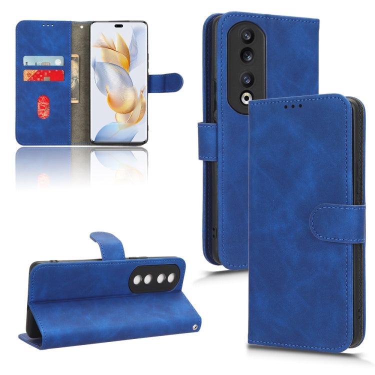 Skin Feel Magnetic Flip Leather Phone Case
