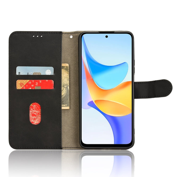 Skin Feel Magnetic Flip Leather Phone Case