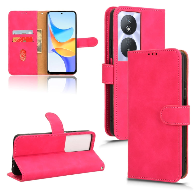 Skin Feel Magnetic Flip Leather Phone Case