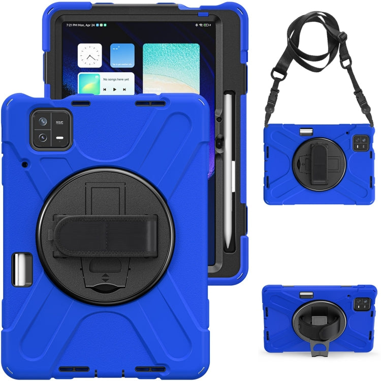 Silicone Hybrid PC Tablet Case with Grip & Shoulder Strap