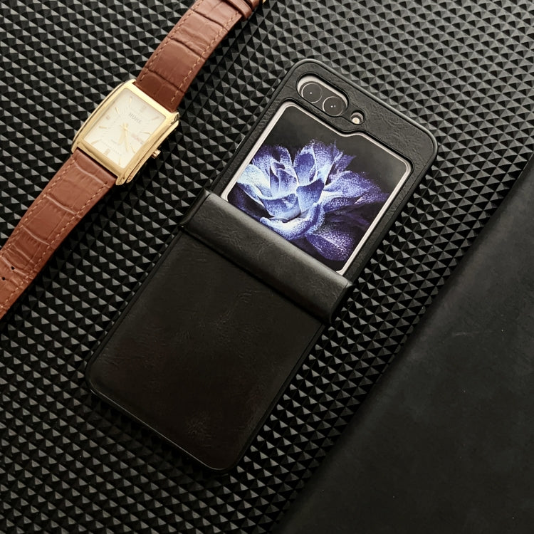 Crazy Horse Texture Hinge Shockproof Protective Phone Case
