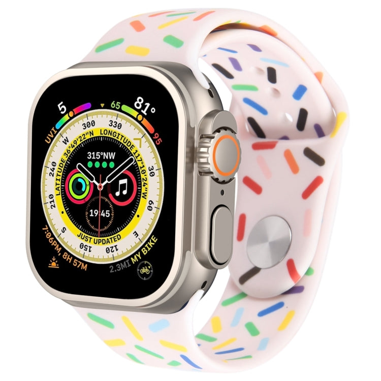 Rainbow Raindrops Silicone Watch Band