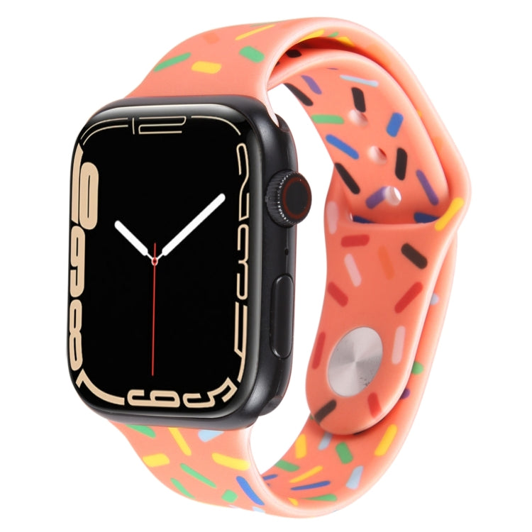 Rainbow Raindrops Silicone Watch Band