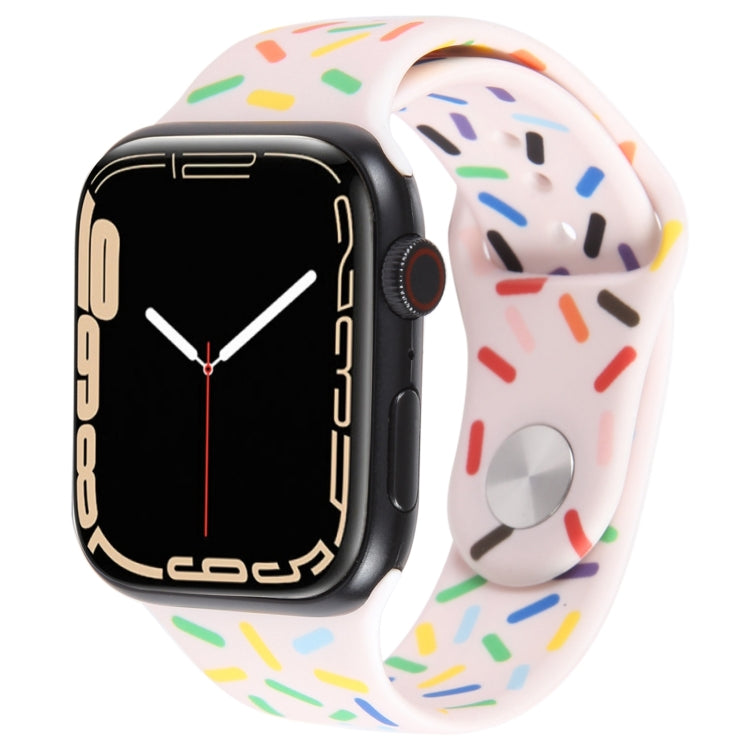 Rainbow Raindrops Silicone Watch Band