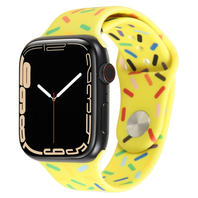 Rainbow Raindrops Silicone Watch Band