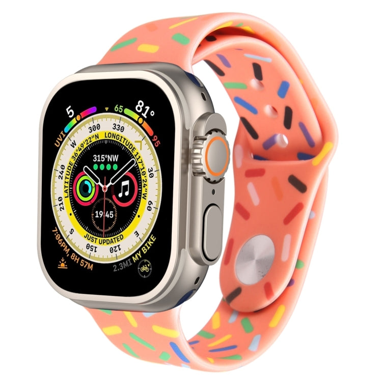 Rainbow Raindrops Silicone Watch Band