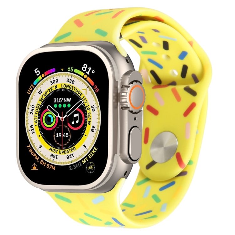 Rainbow Raindrops Silicone Watch Band
