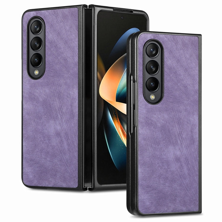 Skin-feel Solid Color PU Back Cover Phone Case