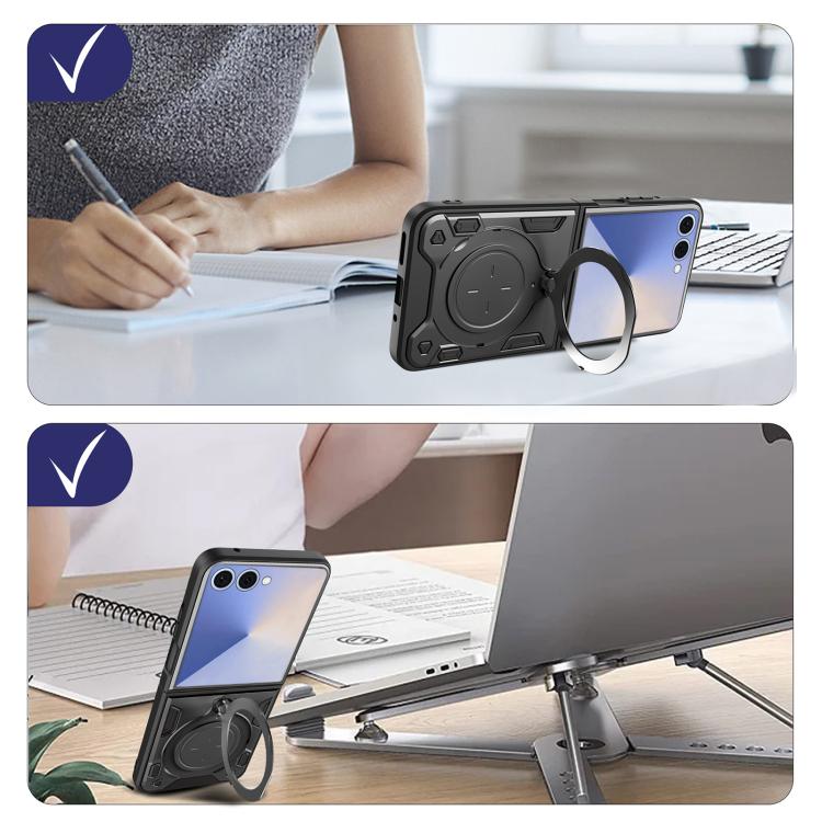 CD Texture Magnetic Holder Phone Case