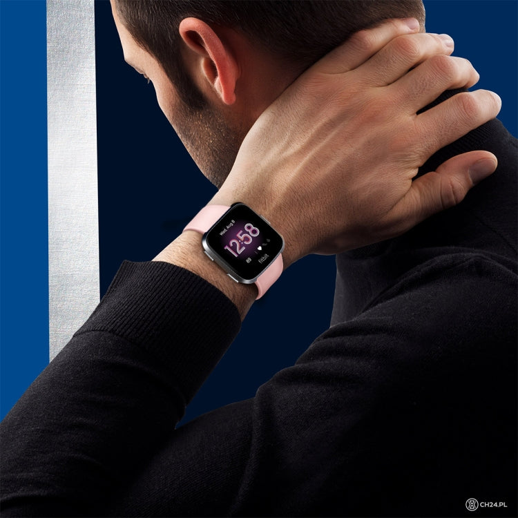 For Fitbit Versa 2 / Fitbit Versa / Fitbit Versa Lite Solid Color Silicone Replacement Strap Watchband